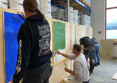 Workshop fuer Stucco Veneziano Marmorino Betonoptik schablonen 17